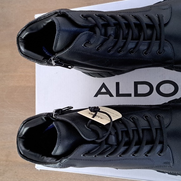 Aldo Newfield Waterproof Lace-up boot - Color: Black - Size:10.5 - Picture 4 of 11